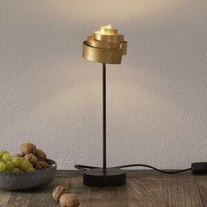 Asztali lámpa Banderole vasból arany színben