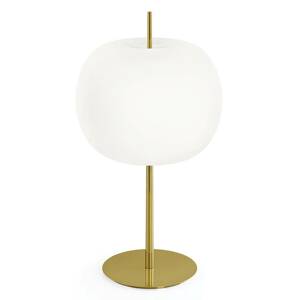 Kundalini Kushi XL asztali lámpa sárgaréz/fehér
