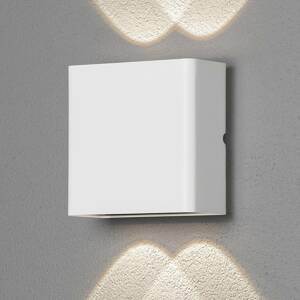 LED kültéri fali lámpa Chieri, 4 izzós, fehér