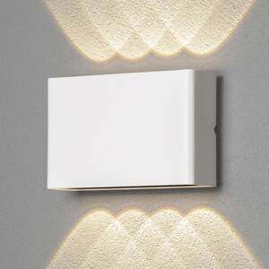 LED kültéri fali lámpa Chieri, 8 izzós, fehér