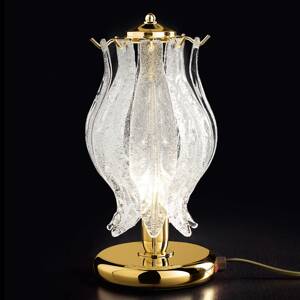 Petali asztali lámpa muránói üveggel 31 cm