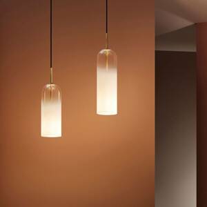 LEDS-C4 Glam függő lámpa, üveg fehér, mag. 38,5 cm