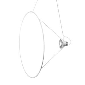 Luceplan Amisol LED függő lámpa, Ø 110cm opálfehér