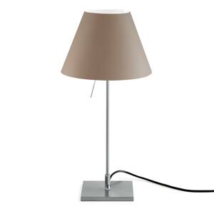 Luceplan Costanzina asztali lámpa alu, nugát barna