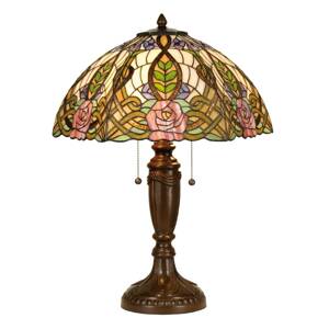 Mennyei asztali lámpa Eden Tiffany stílusban