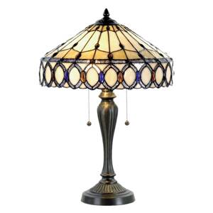 Tiffany stílusú asztali lámpa Fiera
