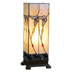 borostyán asztali lámpa Amberly 45 cm