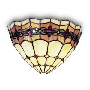 Fali lámpa Weena Tiffany dekorációban
