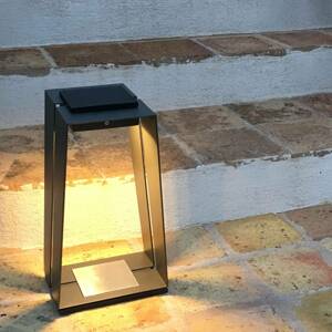 Skaal LED napelemes lámpa alu. 40 cm, szürke