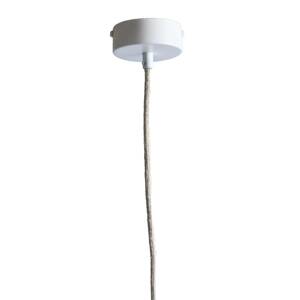 LeuchtNatur Nux függő lámpa, diófa szatén/fehér