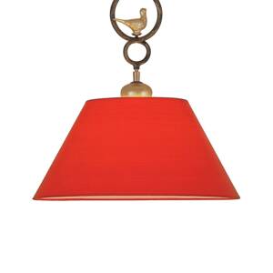 Menzel Provence Chalet - piros függő lámpa
