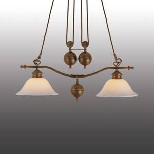 Menzel Anno 1900 - két-izzós függő lámpa