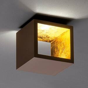 ICONE Cubò - LED mennyezeti lámpa, 10W, bar./arany