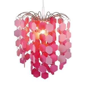 Függő lámpa 6008519 rózsaszín dekoratív elemekkel