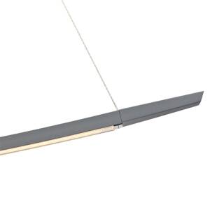 OLIGO Lisgo LED függő lámpa, matt szürke
