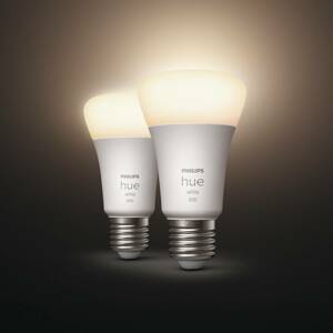Philips Hue White 9 W E27 LED lámpa, 2 db-os