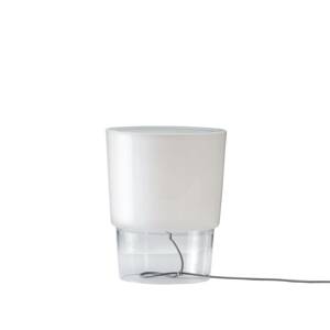 Prandina Vestale T3 asztali lámpa fehér/átlátszó