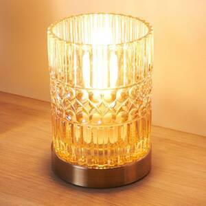 Pauleen Crystal Elegance üveg asztali lámpa
