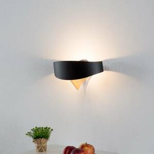 Fekete-arany designer fali lámpa Scudo LED