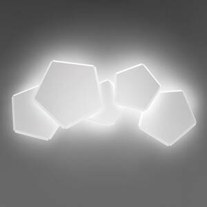 LED fali lámpa Pleiadi fehér, öt izzós
