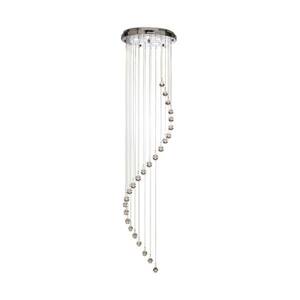 Függő lámpa Hallway, kristály függőrésszel, 180 cm