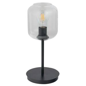 Kanja asztali lámpa, fekete/átlátszó
