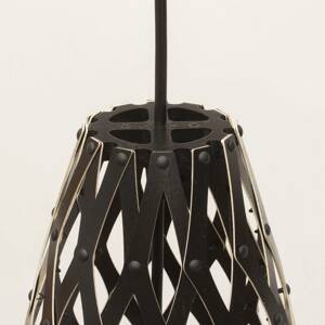david trubridge Hinaki függő lámpa 50 cm fekete