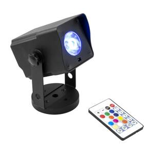 EUROLITE Akku Dot 1 LED spot RGBW távvezérlő