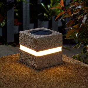 Glam Rock LED napelemes kő 2 darabos szett
