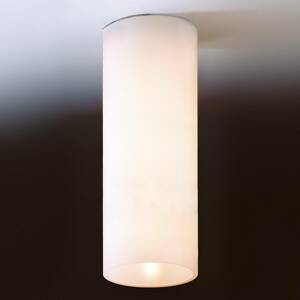 Egyszerű mennyezeti lámpa DELA fehér üvegből