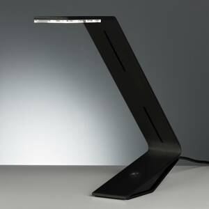 TECNOLUMEN flad - LED asztali lámpa, fekete