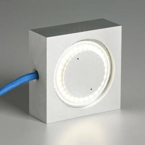 TECNOLUMEN Square LED asztali lámpa kék tápvezeték