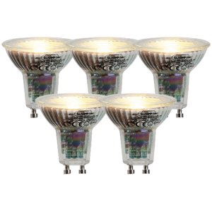 5 db GU10 LED lámpa készlet 6W 425lumen 2700K szabályozható