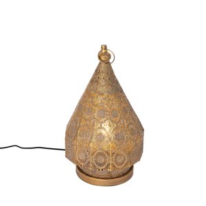 Keleti asztali lámpa arany 28 cm - Mowgli
