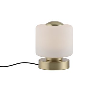 Sárgaréz asztali lámpa LED-del 3 fokozatban, érintéssel szabályozható - Mirko