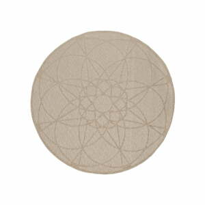 Tondo bézs kültéri szőnyeg, ⌀ 194 cm - Floorita
