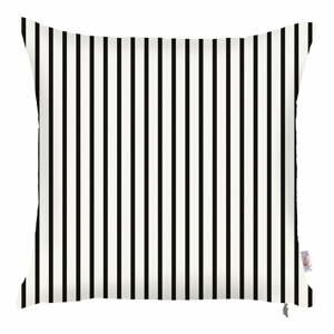Pinky Light Stripes fekete-fehér párnahuzat, 43 x 43 cm - Mike & Co. NEW YORK