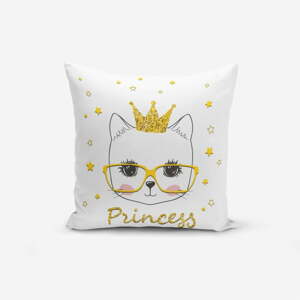 Princess Cat Modern pamutkeverék párnahuzat, 45 x 45 cm - Minimalist Cushion Covers