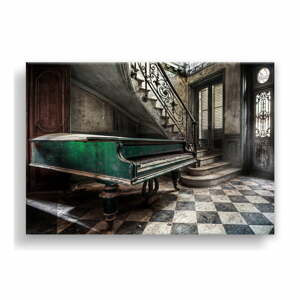 Canvas Silver Uno Piano kép, 85 x 113 cm - Styler