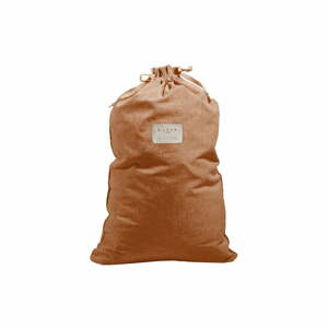 Bag Terracota szövet és lenkeverék szennyestartó zsák, magasság 75 cm - Really Nice Things