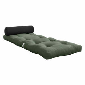 Wrap Olive Green/Dark Grey variálható matrac, 70 x 200 cm - Karup Design
