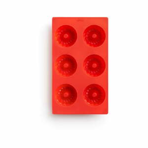 Piros szilikon mini kuglóf sütőforma - Lékué