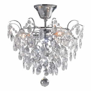 Rosendal ezüstszínű mennyezeti lámpa, ⌀ 36 cm - Markslöjd