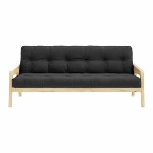 Grab feketés szürke kinyitható kanapé 204 cm - Karup Design