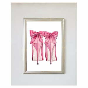 Poszter 20x30 cm Pink Fashion Shoes – Piacenza Art