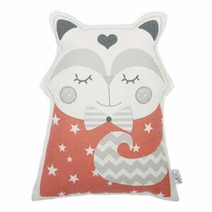 Pillow Toy Smart Cat piros pamut keverék gyerekpárna, 23 x 33 cm - Mike & Co. NEW YORK