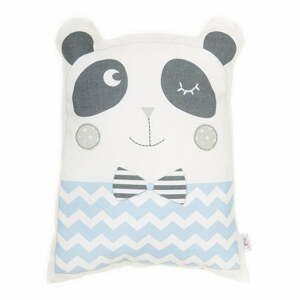 Pillow Toy Panda kék pamut keverék gyerekpárna, 25 x 36 cm - Mike & Co. NEW YORK