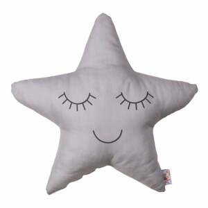 Pillow Toy Star szürke pamutkeverék gyerekpárna, 35 x 35 cm - Mike & Co. NEW YORK
