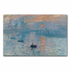Fali vászon kép Claude Monet Sunrise másolat, 70 x 45 cm