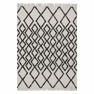 Hackney Diamond bézs-fekete szőnyeg, 120 x 170 cm - Asiatic Carpets